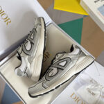 Giày Dior B30 "White Mesh and Silver" Like Auth