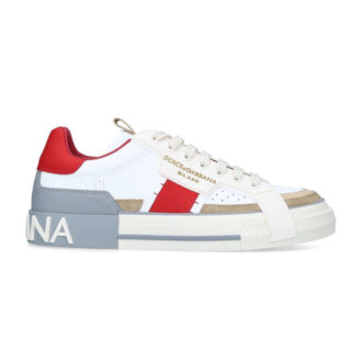 Giày Dolce & Gabbana Custom 2.Zero "White & Red" Like Auth