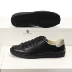 Giày Gucci Ace Perforated Interlocking G Black Like Auth