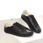 Giày Gucci Ace Perforated Interlocking G Black Like Auth