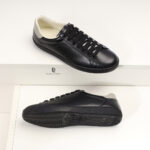 Giày Gucci Ace Perforated Interlocking G Black Like Auth