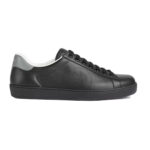 Giày Gucci Ace Perforated Interlocking G Black Like Auth