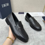 Giày lười Dior họa tiết logo Dior trắng Like Auth