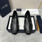 Giày lười Dior họa tiết logo Dior trắng Like Auth