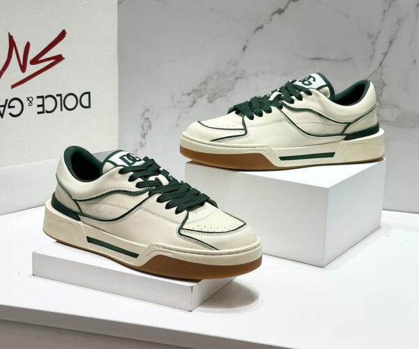 Giày Sneaker Dolce & Gabbana ‘New Roma’ viền xanh Like Auth