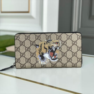 Ví dài Gucci hổ màu Bee khóa kéo Like Auth