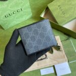 Ví ngắn Gucci Wallet With Interlocking G màu đen Like Auth