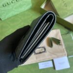 Ví ngắn Gucci Wallet With Interlocking G màu đen Like Auth