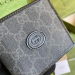 Ví ngắn Gucci Wallet With Interlocking G màu đen Like Auth