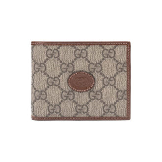 Ví ngắn Gucci Wallet With Interlocking G màu nâu Like Auth