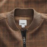 Áo khoác Burberry da lộn màu nâu Like Auth