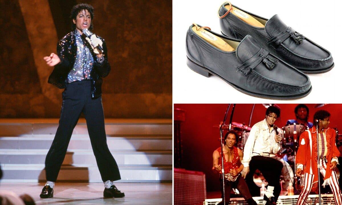 Giày Moccasin trở thành item thời trang thời thượng khi được Michael Jackson mang trên sàn diễn