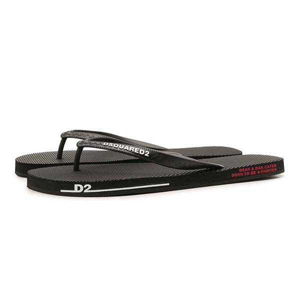 Dep tong Dsquared2 Rubber Slippers