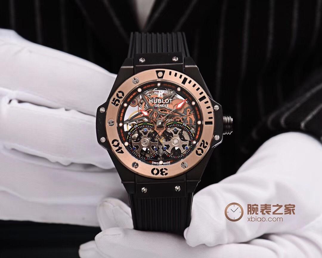 Đồng hồ Hublot nam mặt tròn viền số