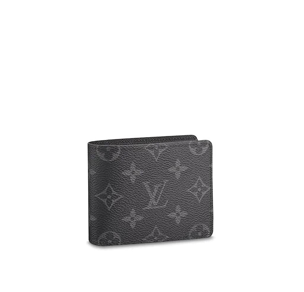 Ví nam Louis Vuitton họa tiết hoa màu đen